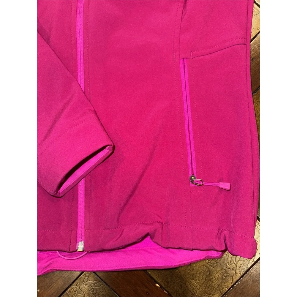 The North Face Womens Size Small Windwall Jacket Fuschia Pink